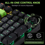 Redragon K556 RGB LED Backlit Wired Mechanical Gaming Keyboard, Aluminum Base, 104 Standard Key, Red Switches