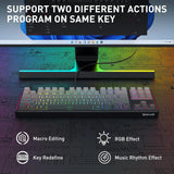 Redragon HE Rapid Trigger Gaming 87 Keys TKL Wired Mechanical Keyboard,Hyper-Fast Actuation Hall Effect Magnetic Switch