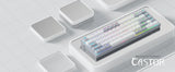 Redragon K631 Gery 65% Wired RGB Gaming Keyboard, 68 Keys Hot-Swappable Compact Mechanical Keyboard