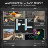 Redragon HE Rapid Trigger Gaming 87 Keys TKL Wired Mechanical Keyboard,Hyper-Fast Actuation Hall Effect Magnetic Switch