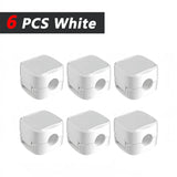 iLMH Non-magnetic Strong Cable Clips Adjustable Cord Holder, Adhesive Under Desk Mgmt Organizer, Home Office Car Wall Desktop