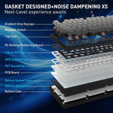 Redragon HE Rapid Trigger Gaming 87 Keys TKL Wired Mechanical Keyboard,Hyper-Fast Actuation Hall Effect Magnetic Switch
