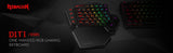 Redragon K585 Wired DITI One-Handed RGB Mechanical Gaming 42 Keys Type-C Gaming Hot-Swappable Wrist Rest Keyboard