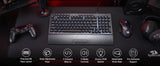 Redragon K515 Shiva Wired RGB Membrane Gaming Keyboard, 98 Keys Mechanical-Feel Keyboard w/Smooth Linear Switch