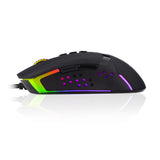 Redragon M712 RGB Gaming Mouse Wired 10000 DP RGB LED Backlit MMO PC Gaming Mouse Ambidextrous Macro Programmable Computer Mice