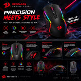 Redragon M616 RGB Wired Gaming Mouse – 10,000 DPI