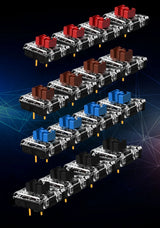 REDRAGON SMD RGB MX Low Profile 5.5 Switch 3Pin Clicky Linear Tactile Silent Mechanical Keyboard Red Black Blue Brown Switche