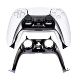 Chrome Black Glossy Chrome DIY Replacement Controller Shell for PS5 Custom Plates Cover Compatible Upgrade For PS5 Slim