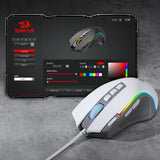 Redragon M612 RGB Gaming 8000 DPI Wired Optical Gamer Mouse 9 Programmable Buttons & 5 Backlit Modes