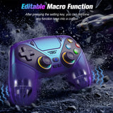 RGB Wireless Gamepad,For Playstation 5/PS5 Controller,With Turbo Dual Sense Vibrate Programming 3D Gaming Controller Console