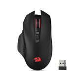 Redragon M656 Gainer Wireless Gaming Mouse 4000 DPI 2.4GHz Gamer Mouse 7 Programmable Buttons 5 DPI Levels Red LED Backlit