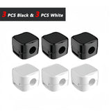 iLMH Non-magnetic Strong Cable Clips Adjustable Cord Holder, Adhesive Under Desk Mgmt Organizer, Home Office Car Wall Desktop