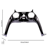 Chrome Black Glossy Chrome DIY Replacement Controller Shell for PS5 Custom Plates Cover Compatible Upgrade For PS5 Slim