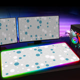 RGB Hexagon Gaming Mouse Pad XXL Antislip Rug Desk Mat Computer Accessories Office Geometric Mousepad Luminous Extended Game Mat