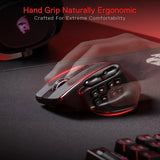 Redragon M811 PRO Wireless MMO Gaming Mouse, 15 Programmable Buttons RGB Gamer Mouse, 10 Side Macro Keys