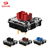 REDRAGON SMD RGB MX Low Profile 5.5 switch 3Pin Clicky Linear Tactile silent Mechanical keyboard red black blue brown Switche